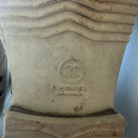 Chanel combat boots with zipper - Picture 10 of 12